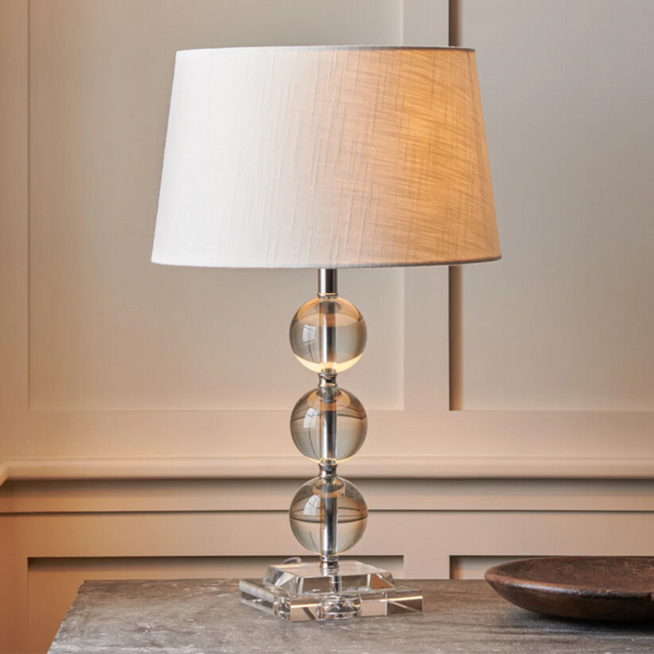 Neptune Table lamp bases default Burlington Crystal Ball Lampstand, Medium