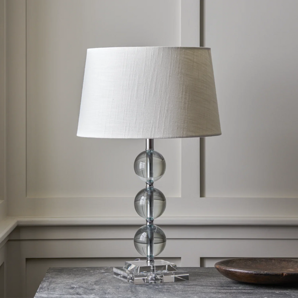 Neptune Table lamp bases default Burlington Crystal Ball Lampstand, Medium