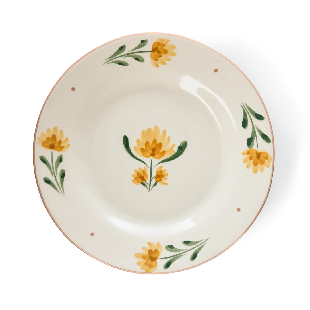 Callington Yellow Flower Dessert Plate – Neptune