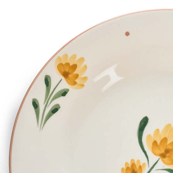 Neptune Accessories_Tabletop_Dinnerware default Callington Dessert Plate, Yellow Flower