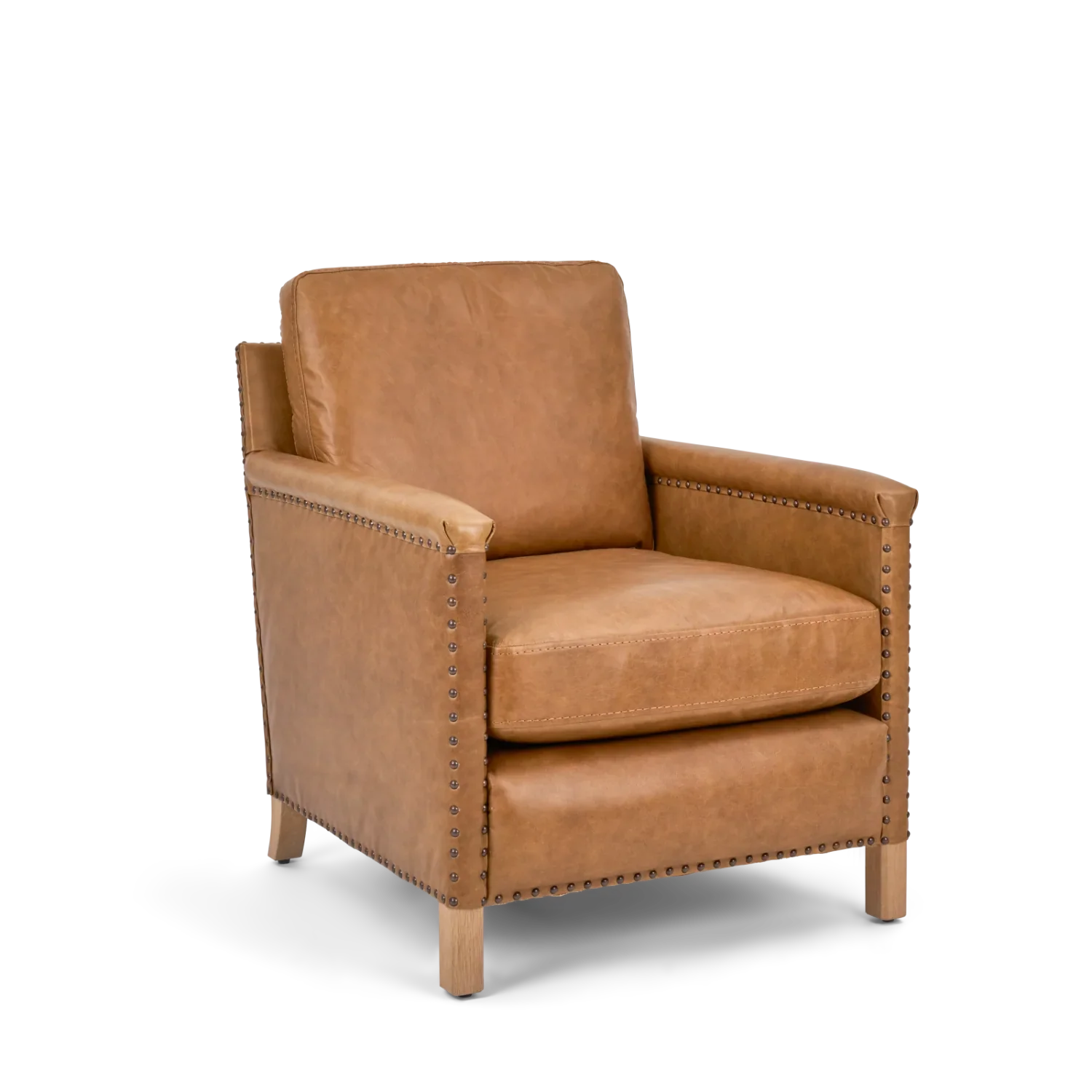 Neptune Furniture_Upholstery_Accent chairs default Caspar Leather Armchair