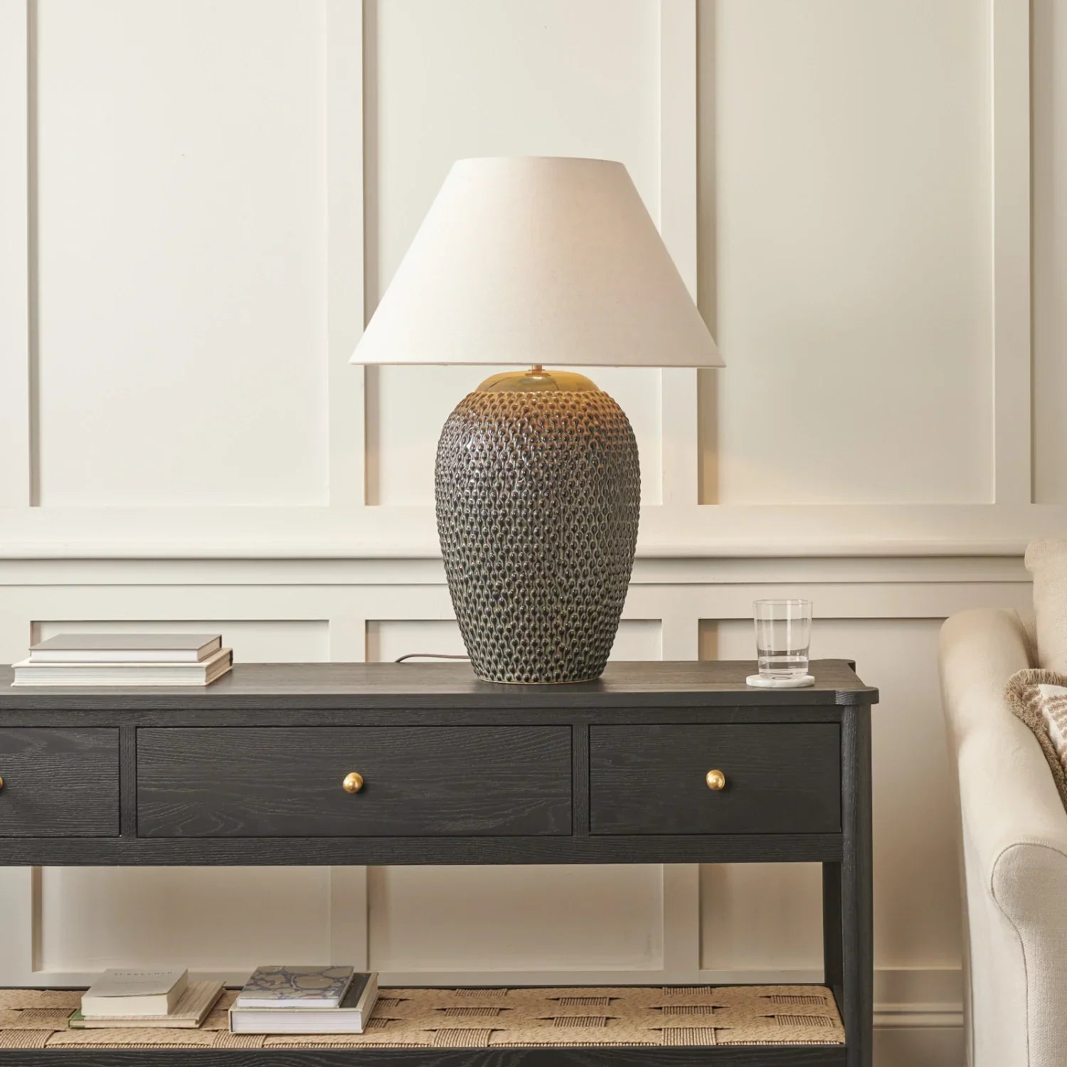 Neptune Accessories_Lighting_Table lamps default Caspian Large Ceramic Table Lamp