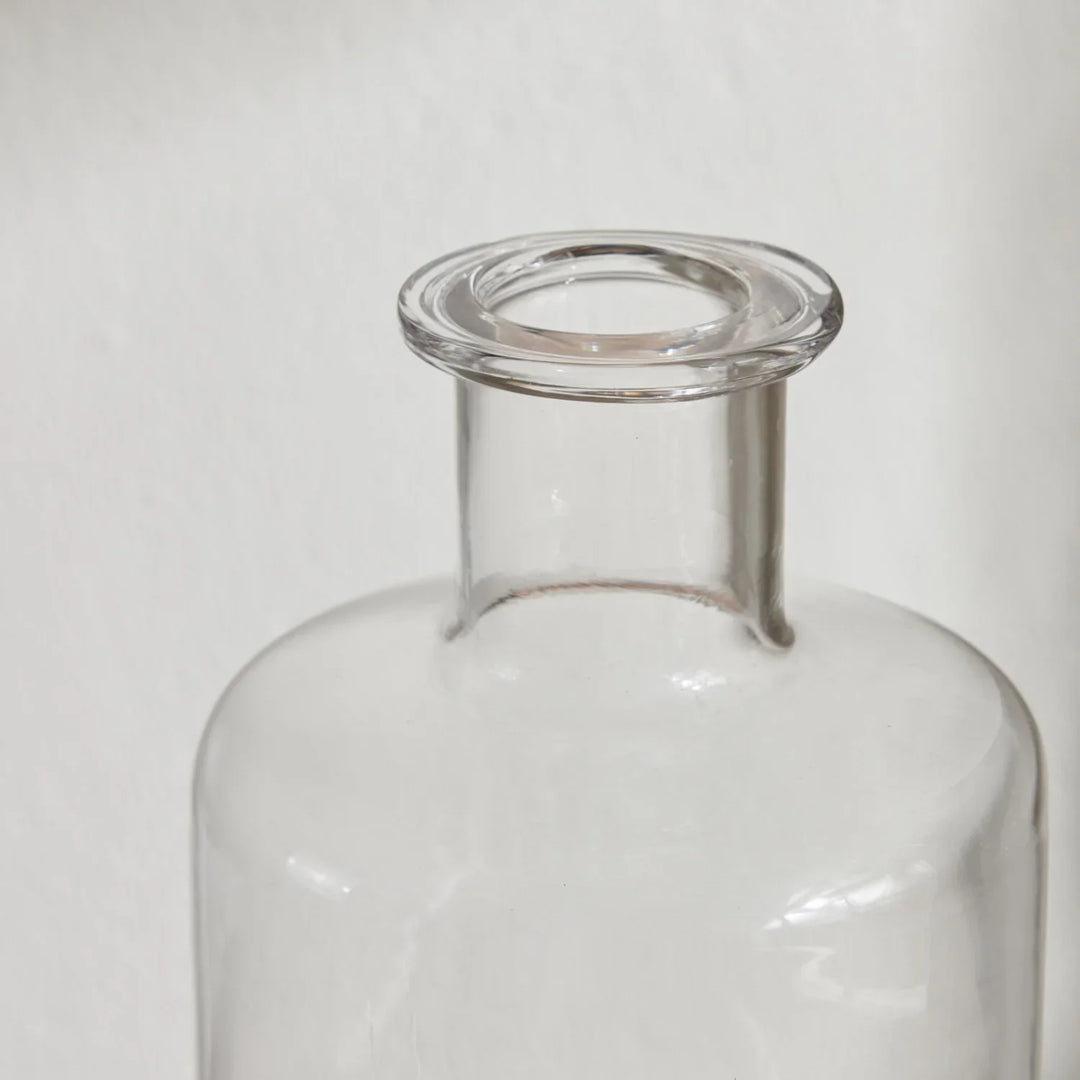 Castleford Tall Glass Bottle Vase, Clear – Neptune