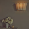 Neptune Accessories_Lighting_Wall lights default Cecile Gathered Linen Wall Uplighter