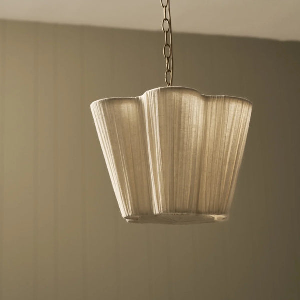 Neptune Accessories_Lighting_Pendants default Cecile Small Gathered Linen Pendant Light
