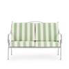 Neptune Seasonal_Garden_Outdoor sofas and relaxed chairs default Cheltenham Garden Sofa Replacement Cushion Set, Green Stripe