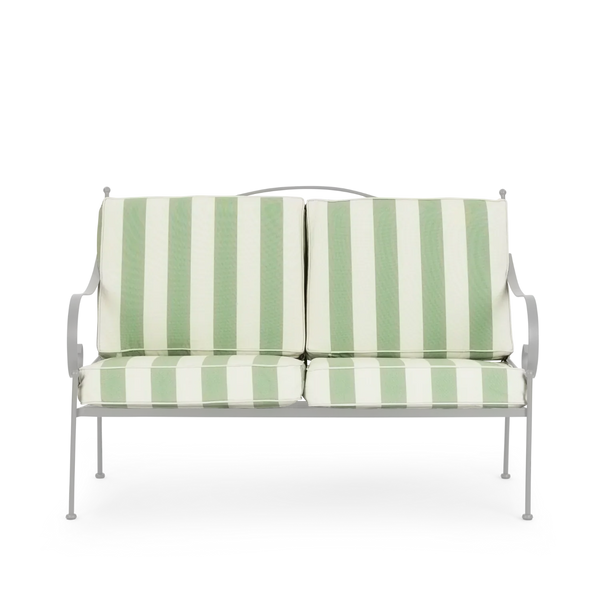 Neptune Seasonal_Garden_Outdoor sofas and relaxed chairs Green Stripe Cheltenham Garden Sofa Replacement Cushion Set