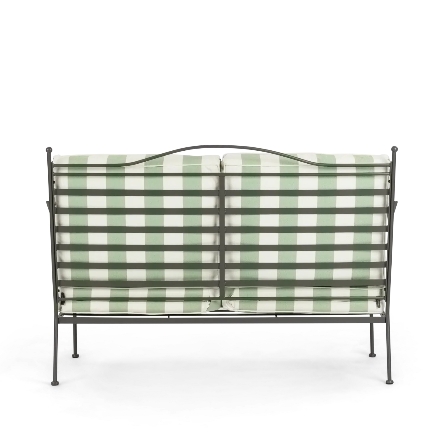 Neptune Seasonal_Garden_Outdoor sofas and relaxed chairs Cheltenham 2 Seater Metal Garden Sofa, Green Stripe