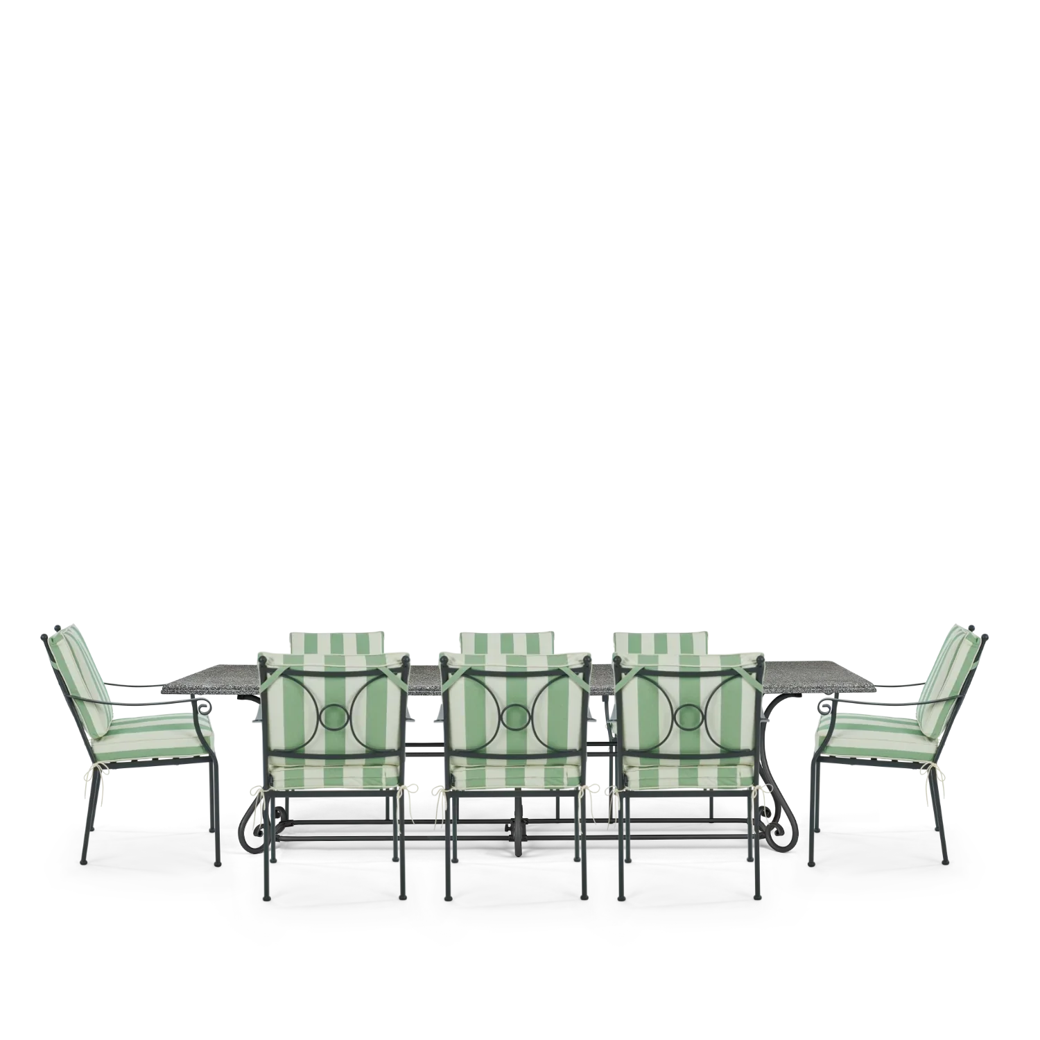 Neptune Seasonal_Garden_Outdoor sofas and relaxed chairs Cheltenham 8 Seater Metal Garden Dining Set