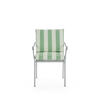 Neptune Seasonal_Garden_Outdoor sofas and relaxed chairs default Cheltenham Garden Dining Chair Replacement Cushion Set, Green Stripe