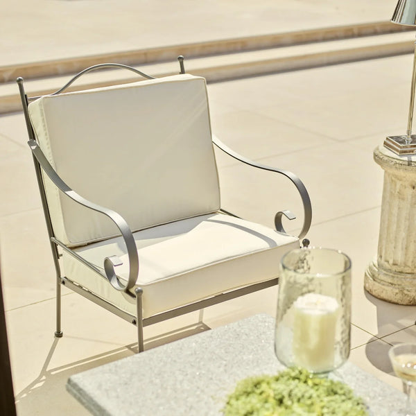 Neptune Seasonal_Garden_Outdoor sofas and relaxed chairs Natural Cheltenham Metal Garden Armchair