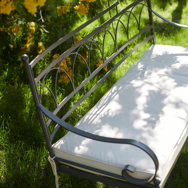 Neptune Seasonal_Garden_Outdoor dining and carver chairs default Cheltenham 2 Seater Metal Garden Bench