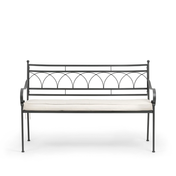 Neptune Seasonal_Garden_Outdoor dining and carver chairs default Cheltenham 2 Seater Metal Garden Bench