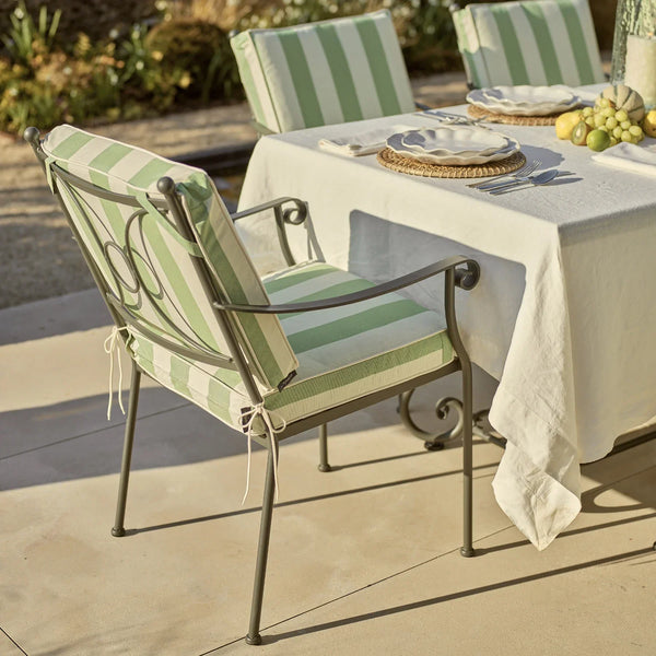 Neptune Seasonal_Garden_Outdoor dining and carver chairs Cheltenham Metal Garden Dining Chair