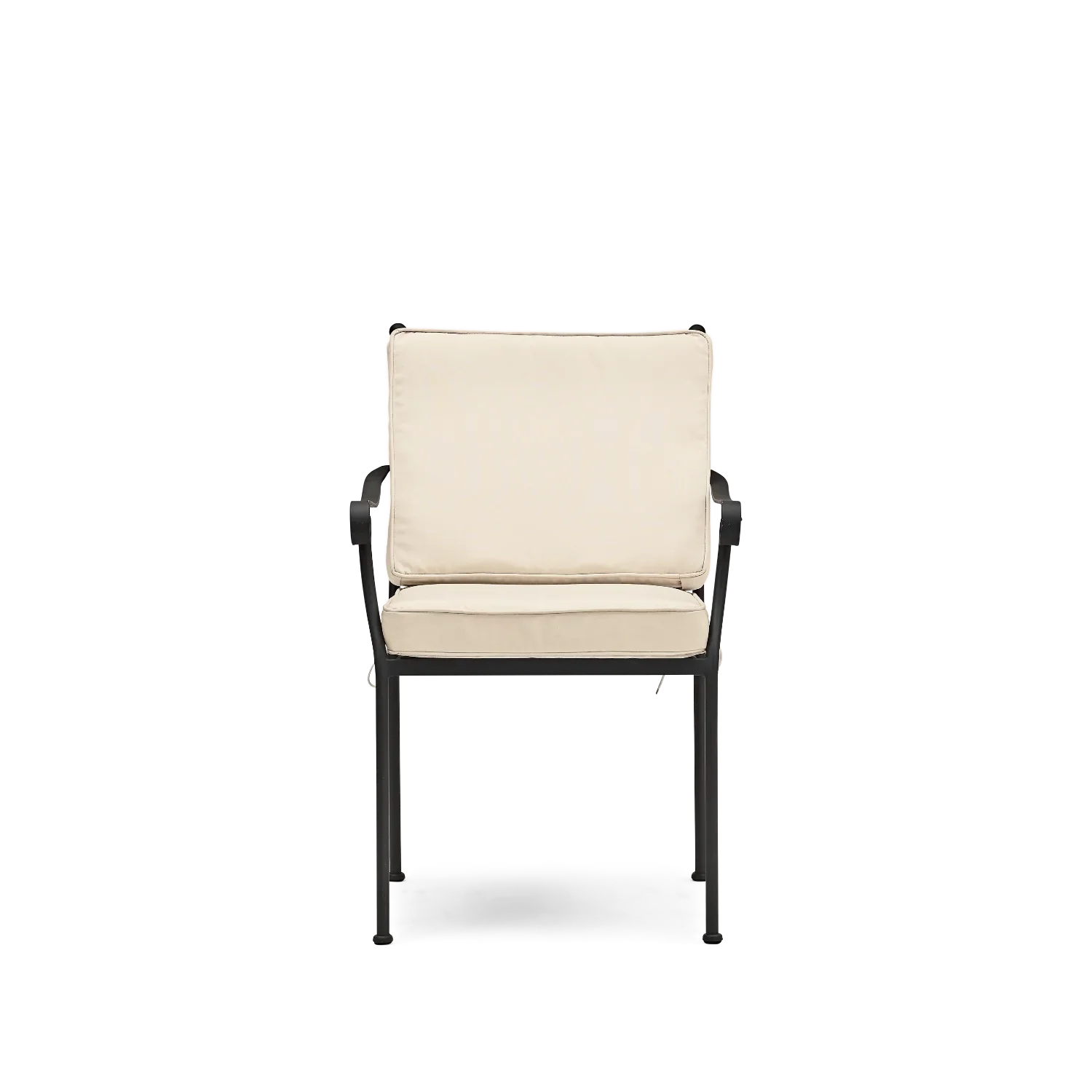 Neptune Seasonal_Garden_Outdoor dining and carver chairs Natural Cheltenham Metal Garden Dining Chair