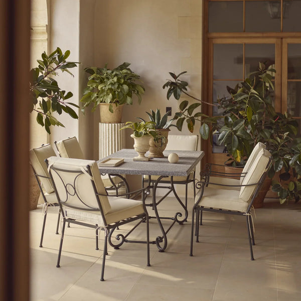 Neptune Seasonal_Garden_Outdoor dining and carver chairs Cheltenham Metal Garden Dining Chair