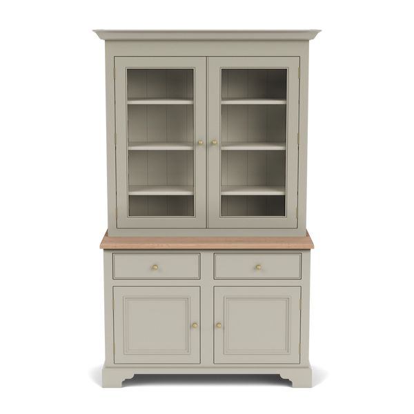 Chichester 4ft Glazed Dresser, Painted
