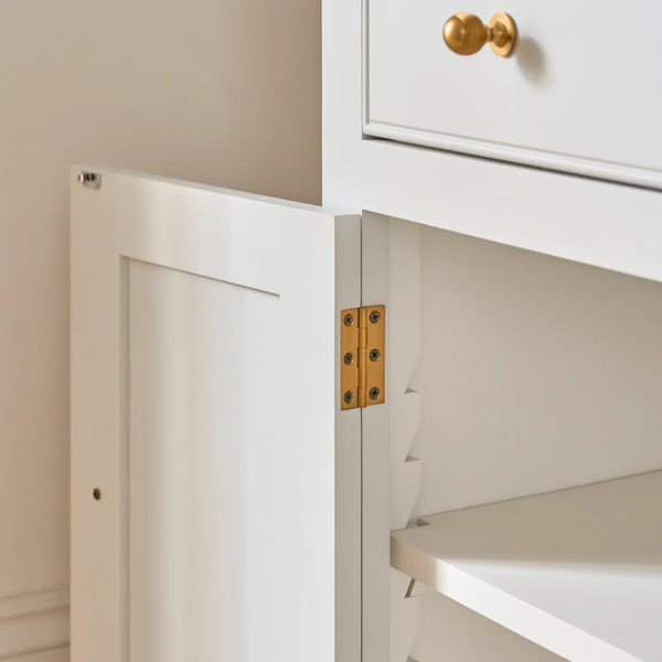 Chichester 5ft Glazed Dresser, Painted