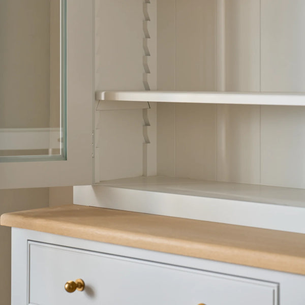 Chichester 5ft Glazed Dresser, Painted