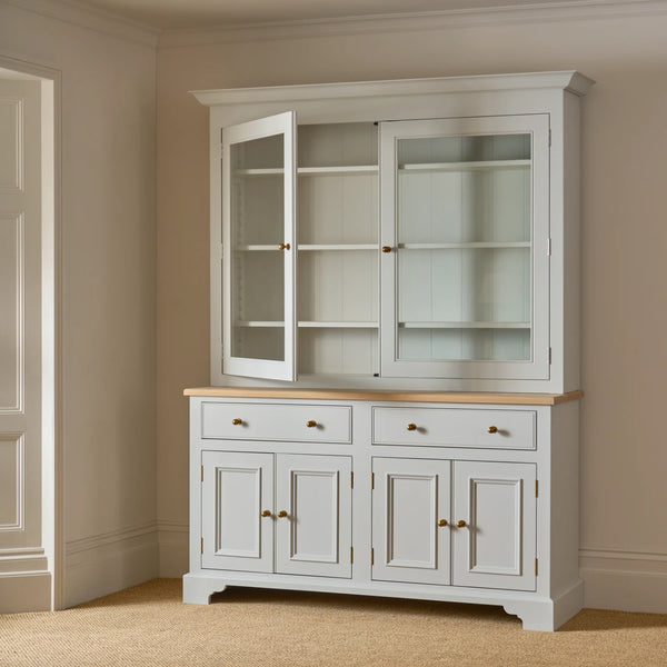 Chichester 5ft Glazed Dresser, Painted
