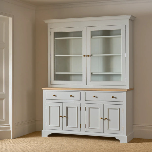 Chichester 5ft Glazed Dresser, Painted