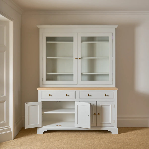 Chichester 5ft Glazed Dresser, Painted