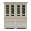Chichester 6ft Glazed Dresser, Painted