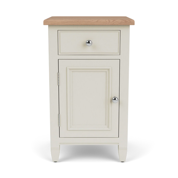 Neptune Furniture_Bedroom furniture_Bedroom casegoods default Renewed - Chichester Bedside Cabinet - Left, Shell