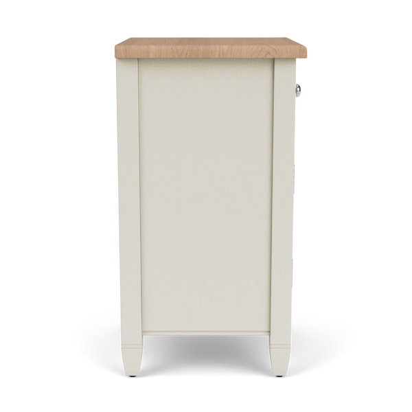 Neptune Furniture_Bedroom furniture_Bedroom casegoods default Renewed - Chichester Bedside Cabinet - Left, Shell