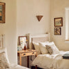 Chichester Single Bed with Upholstered Headboard, Painted