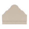 Clemmie Super King Headboard, Linara Linen Natural