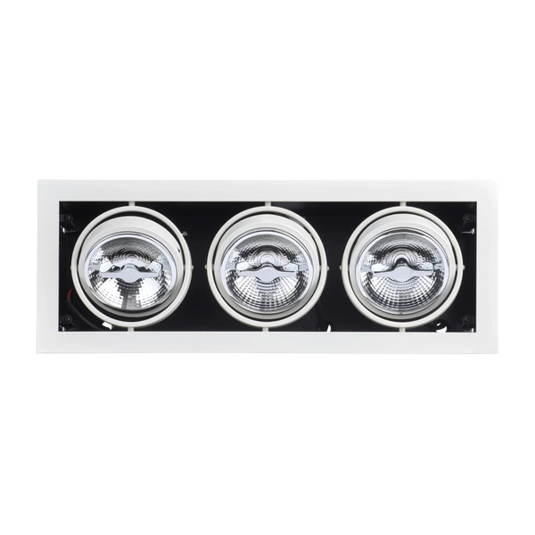 Neptune Accessories_Lighting_Pendants default Coates Triple Recessed Ceiling Spotight, AR111