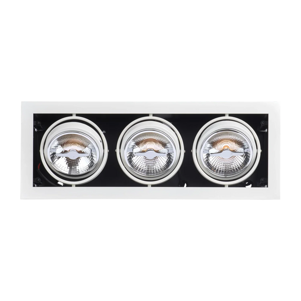 Neptune Accessories_Lighting_Pendants default Coates Triple Recessed Ceiling Spotight, AR111