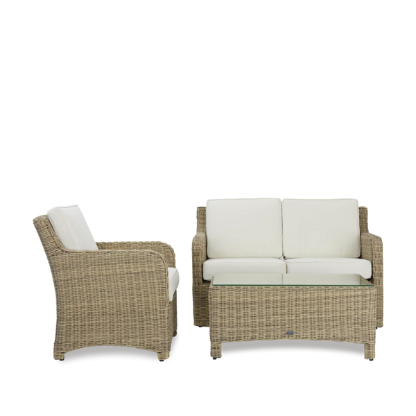 Neptune Seasonal_Garden_Outdoor coffee and side table default Compton 3 Seater Modular Wicker Garden Sofa Set with Armchair & Coffee Table