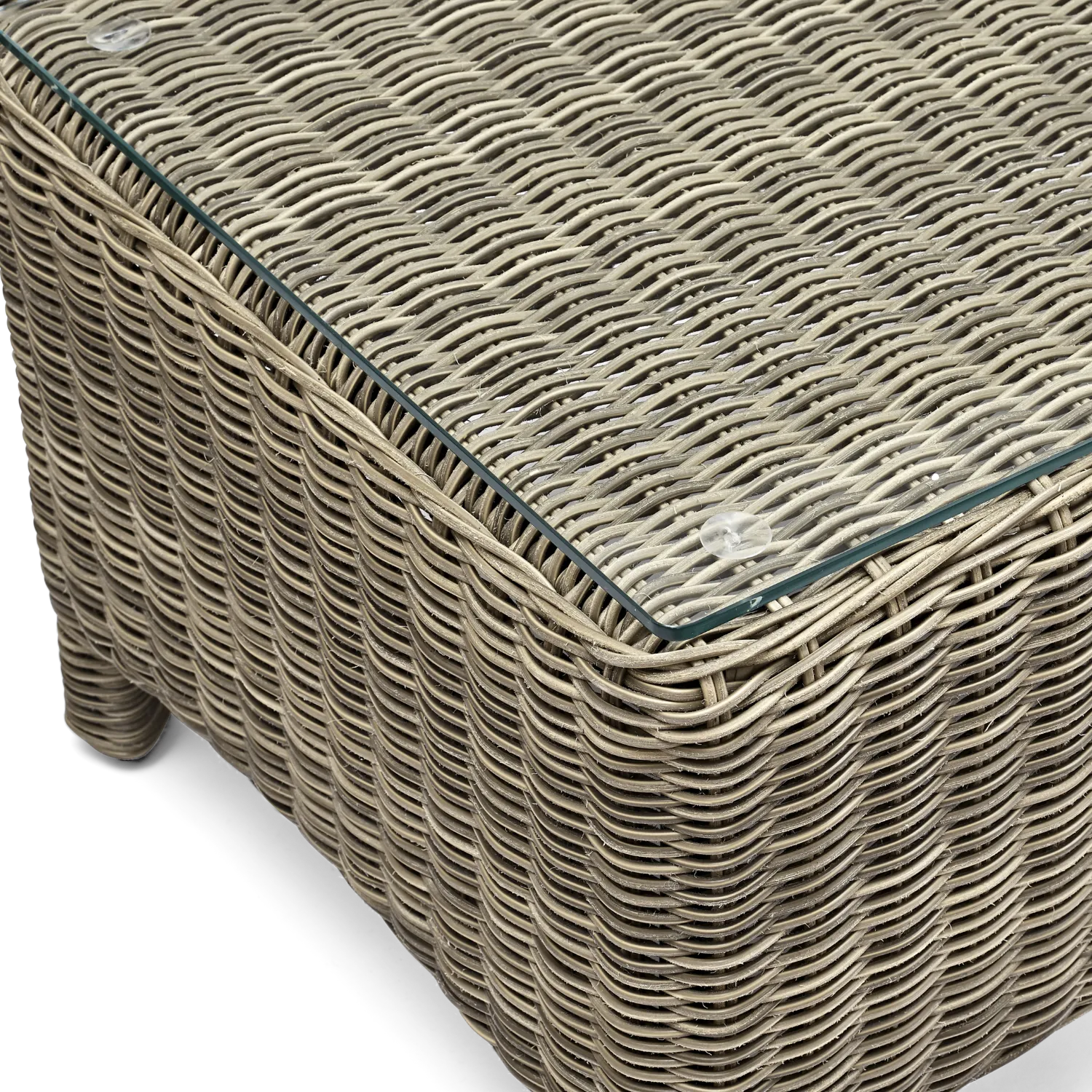 Neptune Seasonal_Garden_Outdoor sofas and relaxed chairs default Compton 5 Seater Wicker Modular Garden Corner Sofa Set with Coffee Table