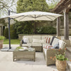 Neptune Seasonal_Garden_Outdoor coffee and side table default Compton 6 Seater Modular Wicker Garden Corner Sofa Set with Coffee Table & Parasol