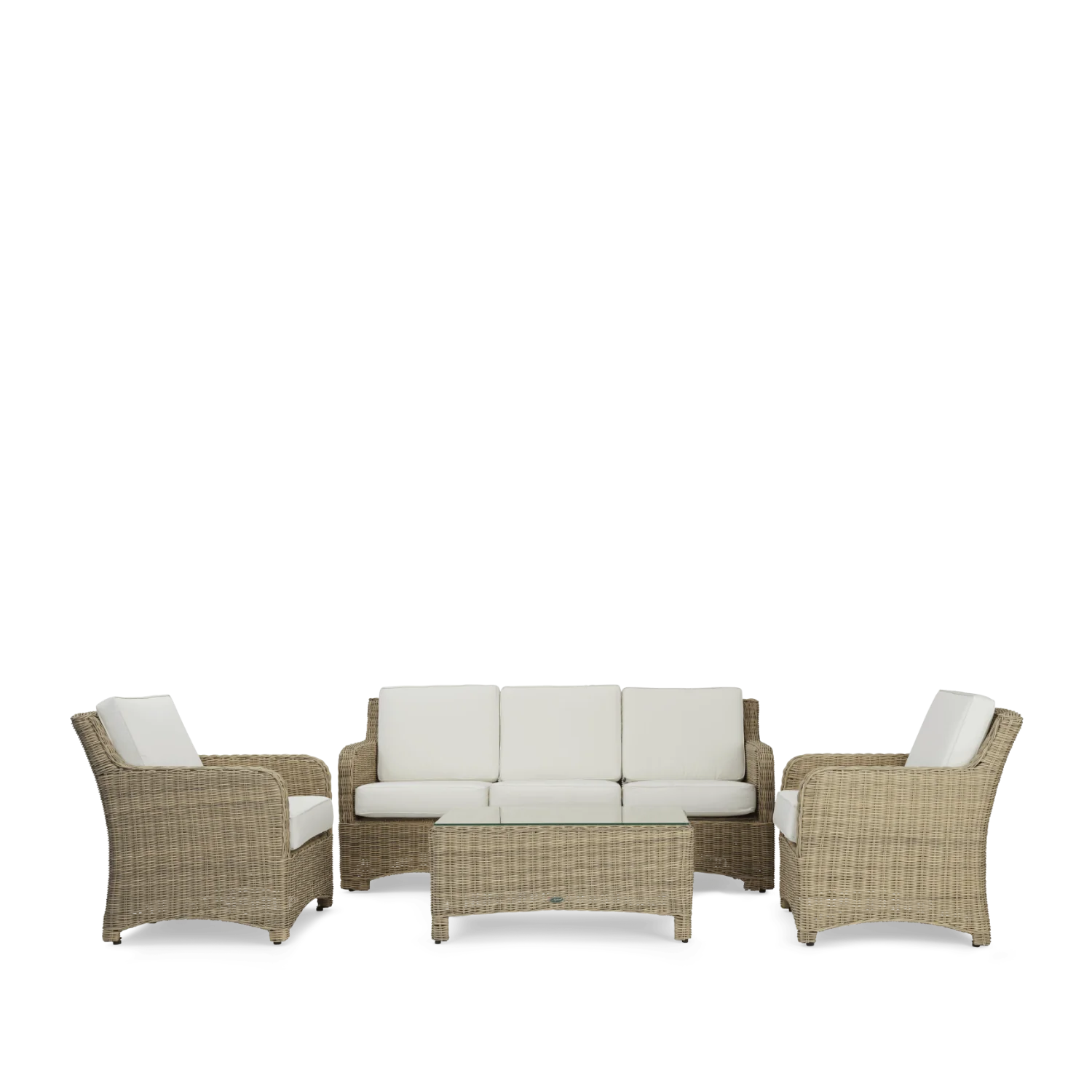 Neptune Seasonal_Garden_Outdoor coffee and side table default Compton 5 Seater Modular Garden Sofa with Armchairs & Coffee Table