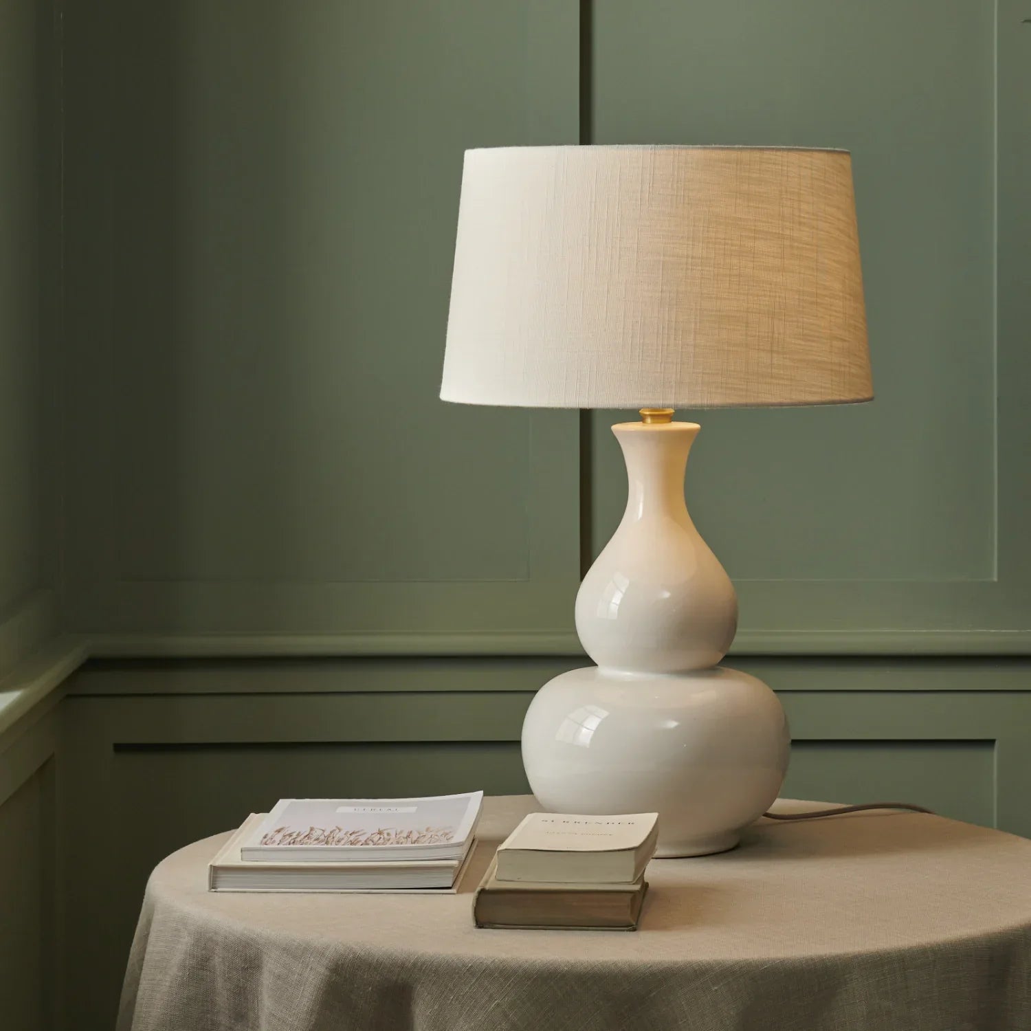 Neptune Accessories_Lighting_Table lamps Lucile 19" Warm White Dalston Ceramic Table Lamp