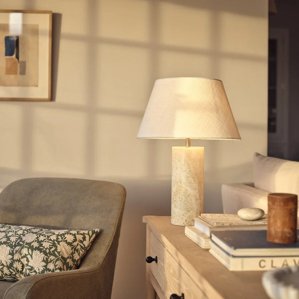 Neptune Accessories_Lighting_Table lamps Henry 15" Warm White Delphi Onyx Table Lamp