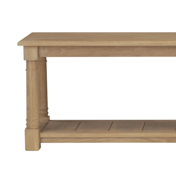 Neptune Furniture_Living & dining furniture_Living & dining storage default Edinburgh 3 Seater Oak Hallway Bench