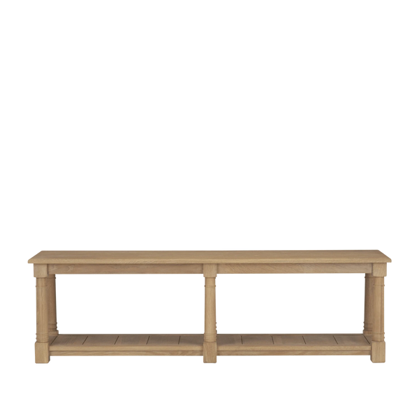 Neptune Furniture_Living & dining furniture_Living & dining storage default Edinburgh 3 Seater Oak Hallway Bench