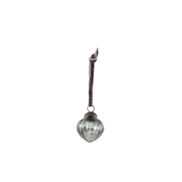 Neptune Seasonal_Christmas_Christmas tree decorations default Elderfield Assorted Baubles, Slate - Set of 6