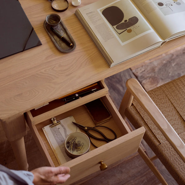 Eliot Oak Office Desk