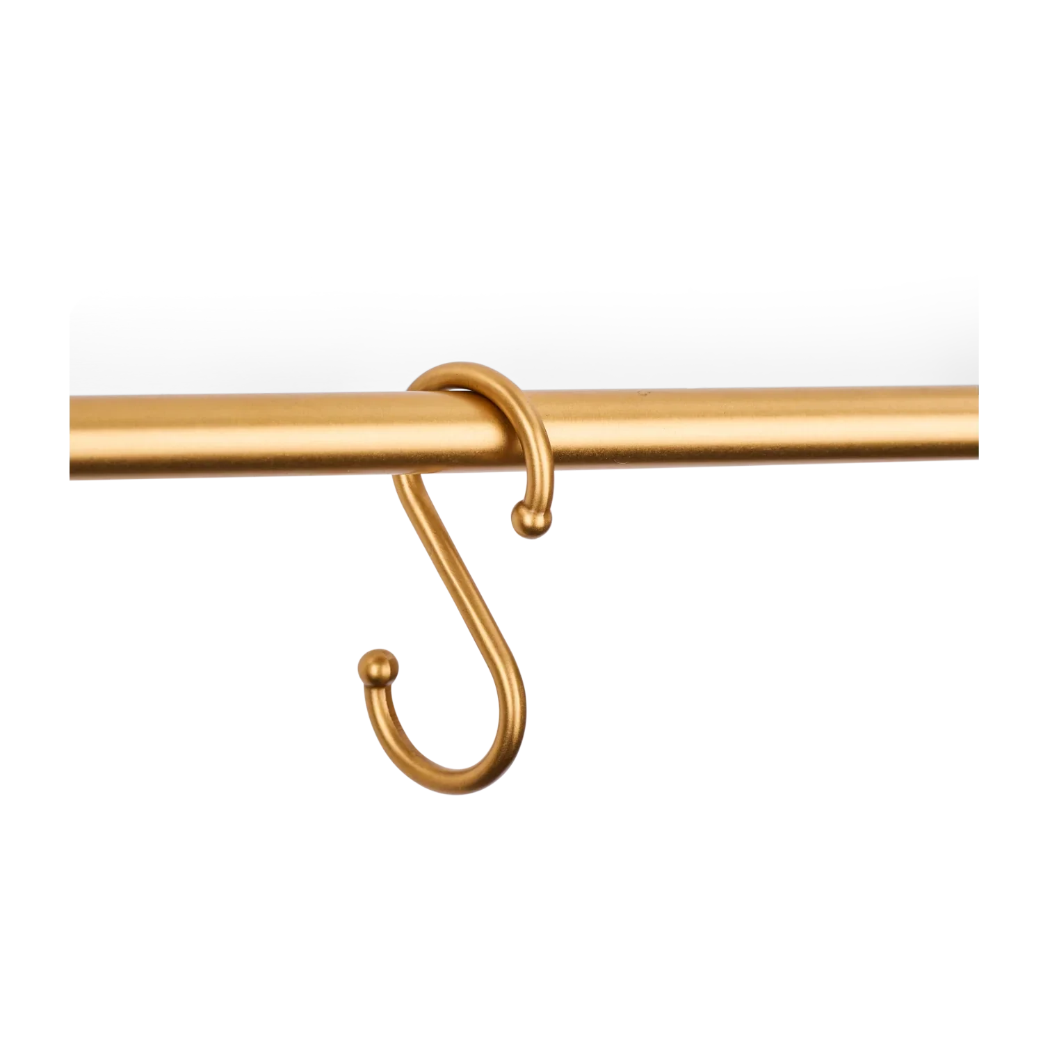 Neptune Furniture_Hardware_Handles & hardware default Ellington Hanging Rail & S Hooks, Brass