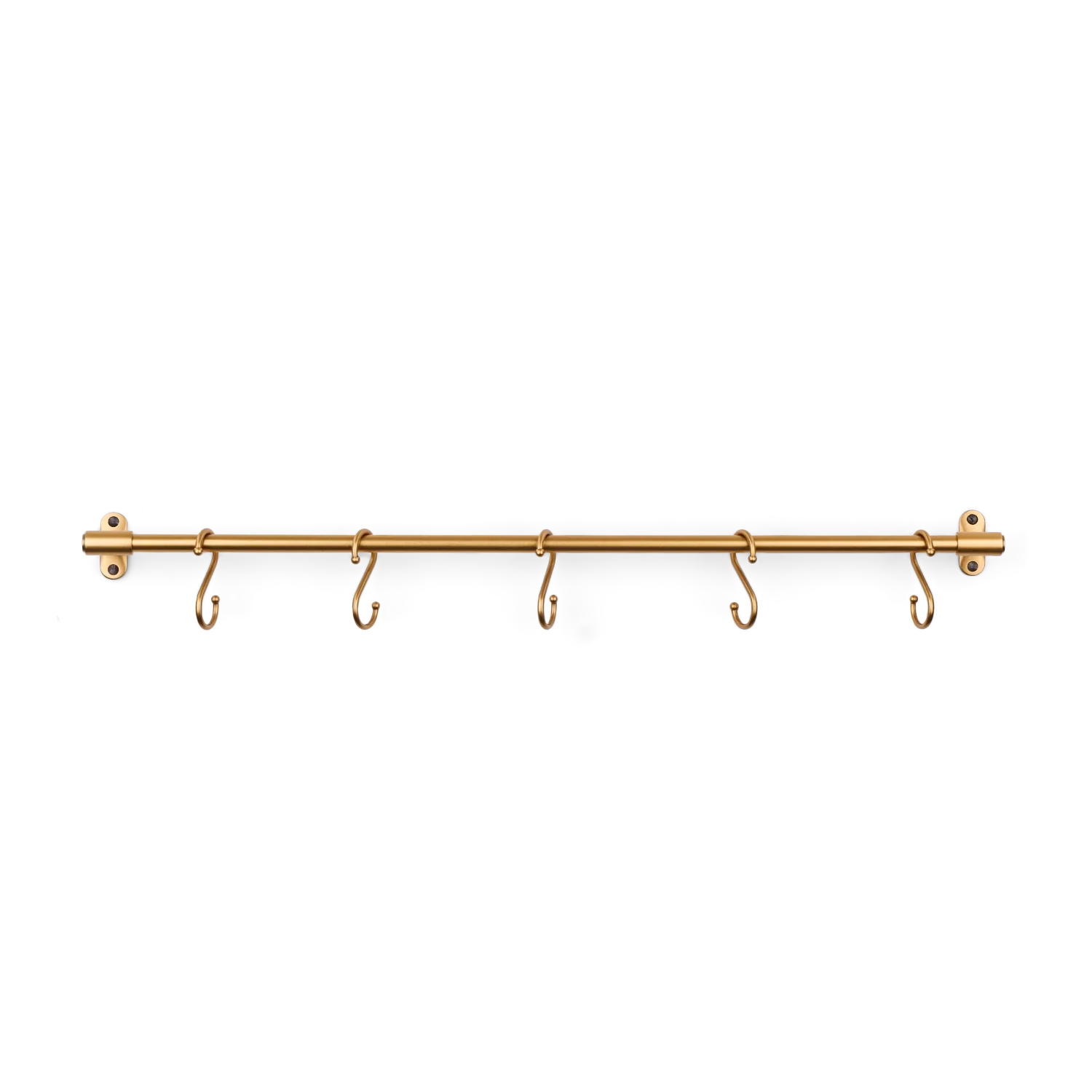 Neptune Furniture_Hardware_Handles & hardware default Ellington Hanging Rail & S Hooks, Brass