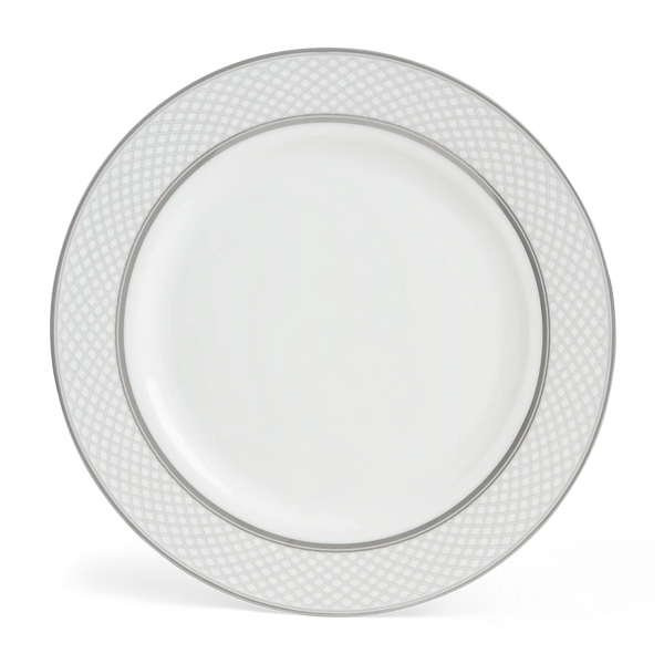 Neptune Accessories_Tabletop_Dinnerware default Fenton Bone China Charger Plates, Platinum - Set of 2
