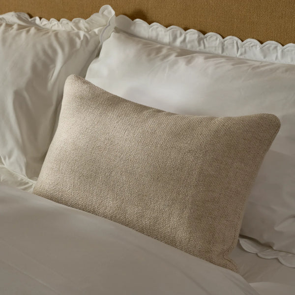 Grace Bolster Cushion, Boucle - Ecru