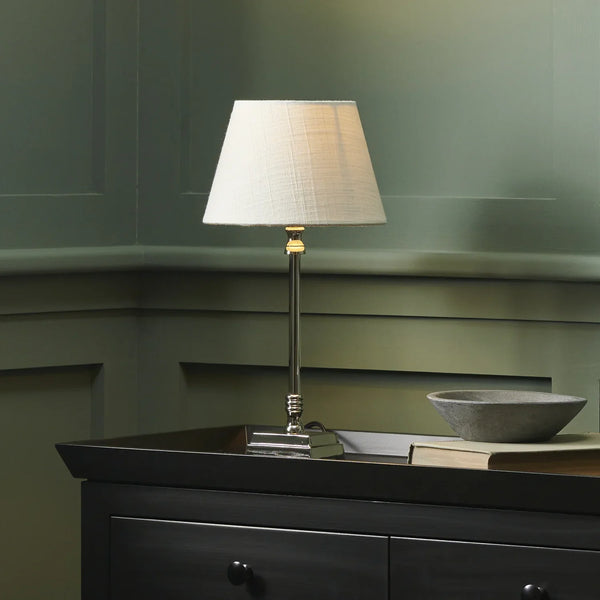 Neptune Accessories_Lighting_Table lamps Henry 7.5" Warm White Hanover Small Nickel Table Lamp