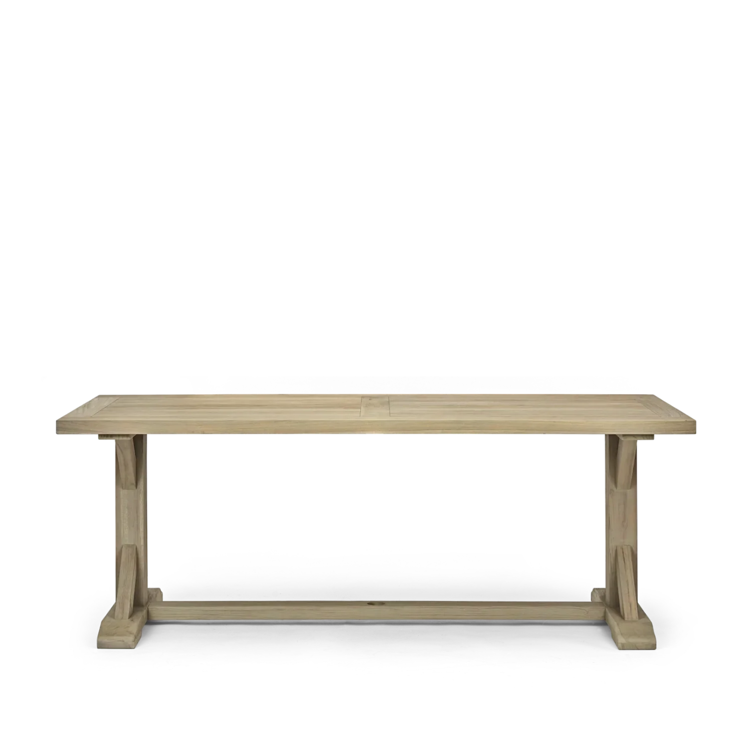 Neptune Seasonal_Garden_Outdoor dining and carver chairs default Harmondsworth 8 Seater Teak Garden Dining Table Set with Stanway Reed Carver Chairs