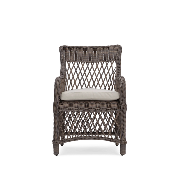 Neptune Seasonal_Garden_Outdoor dining and carver chairs default Harrington Wicker Carver Garden Dining Chair